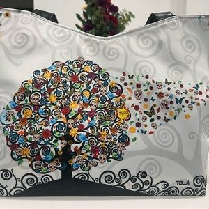 TAWI Authentic Mexican  insulated tote bag featuring the "Tree of Life"